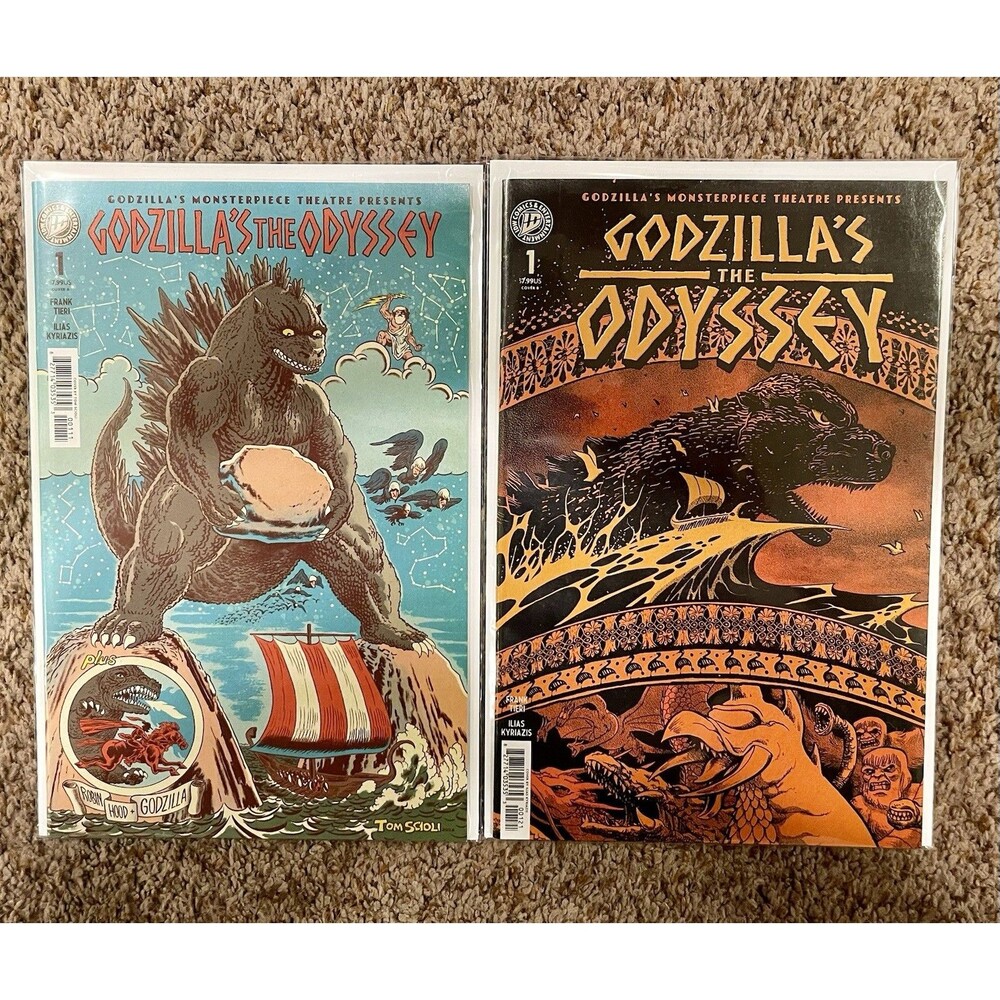 Godzilla’s The Odyssey #1 1st Print Covers A & B Scioli Kyriazis IDW 2026 NM